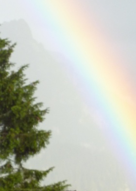 Regenbogen im Bürserberg
nahe den Steinkreisen
